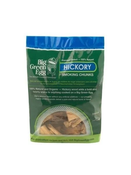 Big Green Egg Hickory Chunks 3kg 1 Big Green Egg Hickory Chunks 3kg