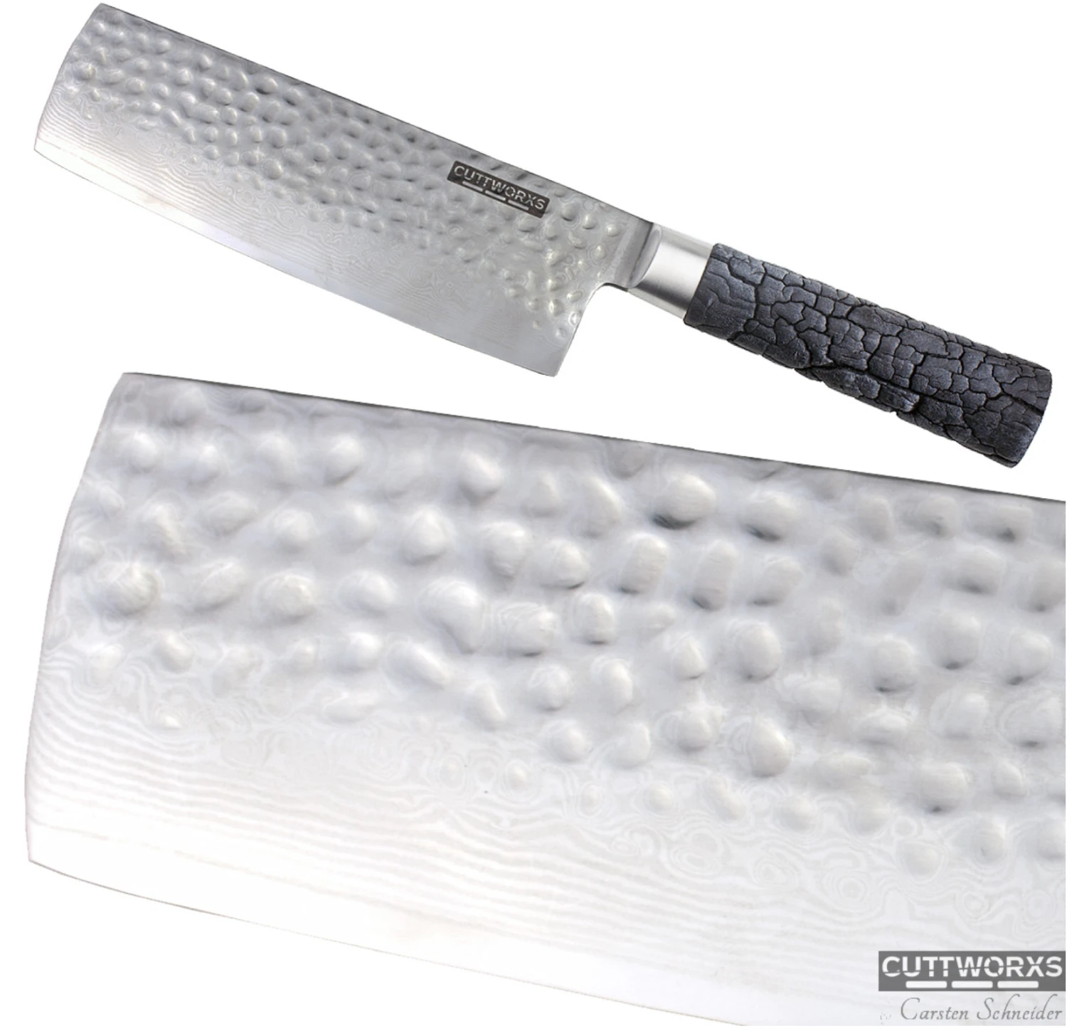 Cuttworxs Flamewood Nakiri Mes 2 Cuttworxs Flamewood Nakiri Mes - Afbeelding 2