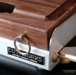 Cuttworxs Notenhouten Snijplank XL Met Sap Geul En Geïntegreerde Opvangbak -Petromax || Napoleon || Big Green Egg Verkoop cuttworxs notenhouten snijplank xl met sap geul en 2