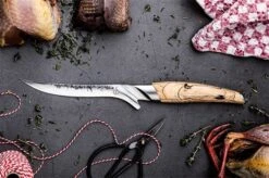 Forged Katai Uitbeenmes -Petromax || Napoleon || Big Green Egg Verkoop forged katai uitbeenmes 3