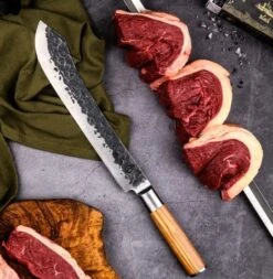 Petromax || Napoleon || Big Green Egg Verkoop -Petromax || Napoleon || Big Green Egg Verkoop forged olive slagersmes 255cm 1