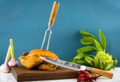 Forged Olive Trancheer Vork -Petromax || Napoleon || Big Green Egg Verkoop forged olive trancheer vork 2