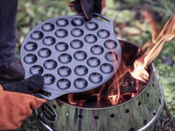 Petromax Gietijzeren Poffertjes Pan -Petromax || Napoleon || Big Green Egg Verkoop petromax gietijzeren poffertjes pan 2