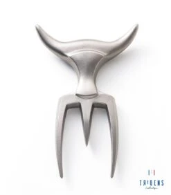 Tridens Brushed Fork In Stainless Steel Holder -Petromax || Napoleon || Big Green Egg Verkoop tridens brushed fork in stainless steel holder 2