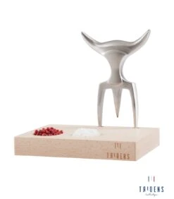 Tridens Raw Brushed Fork In Beechwood Base -Petromax || Napoleon || Big Green Egg Verkoop tridens raw brushed fork in beechwood base 2